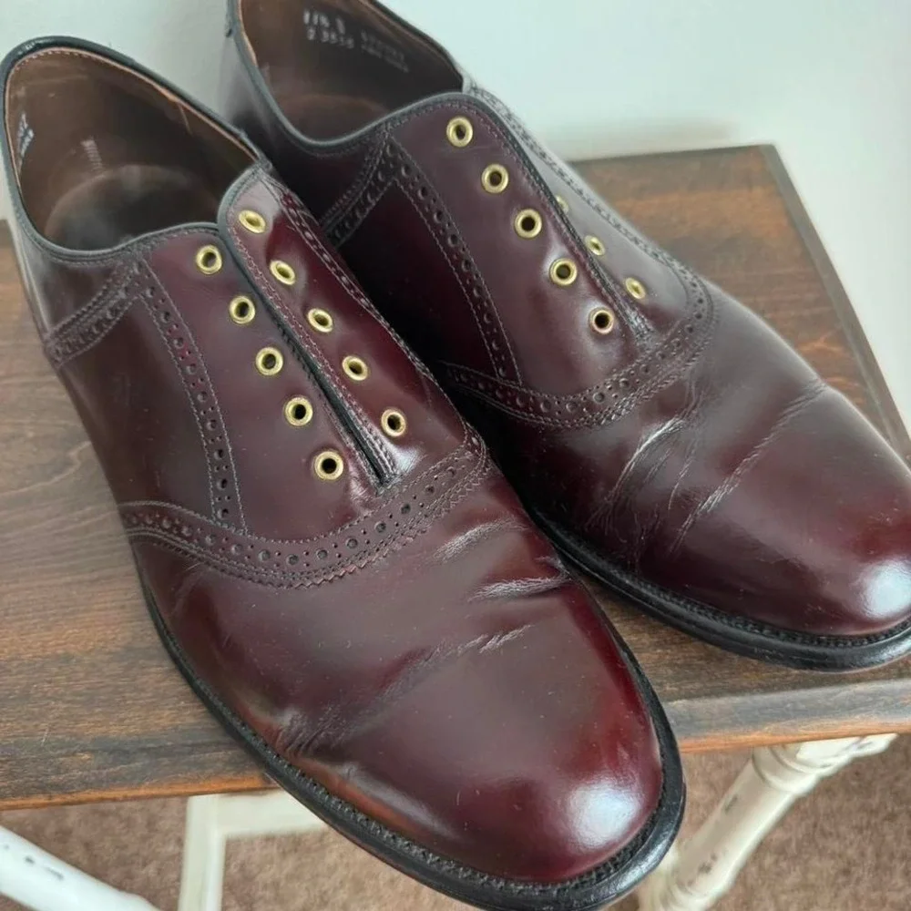 Keith Highlander burgundy leather‎ loafer size 11.5